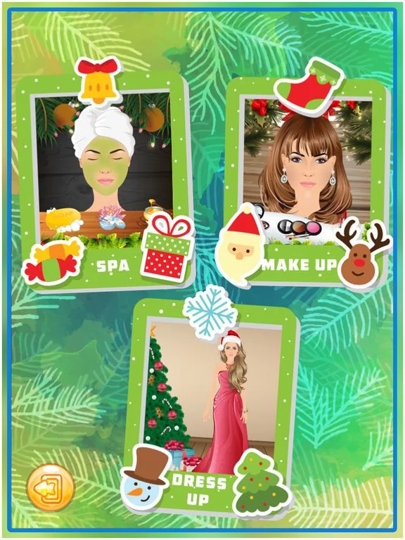 Изображение игры: Christmas Beauty Salon Makeup
