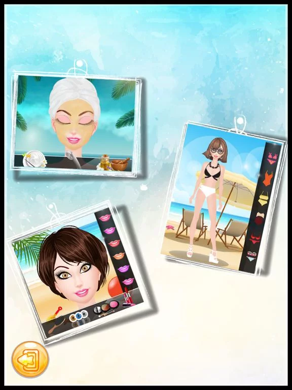 Изображение игры: Beach Party Makeup Salon