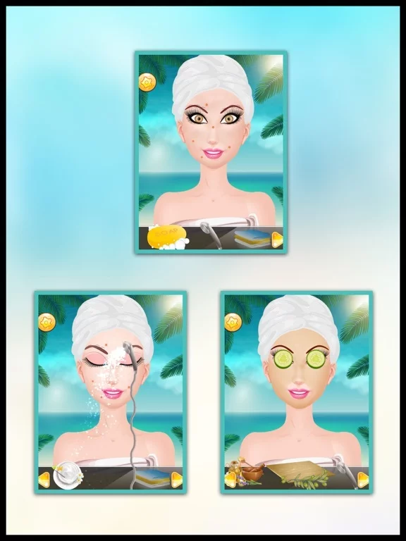 Изображение игры: Beach Party Makeup Salon