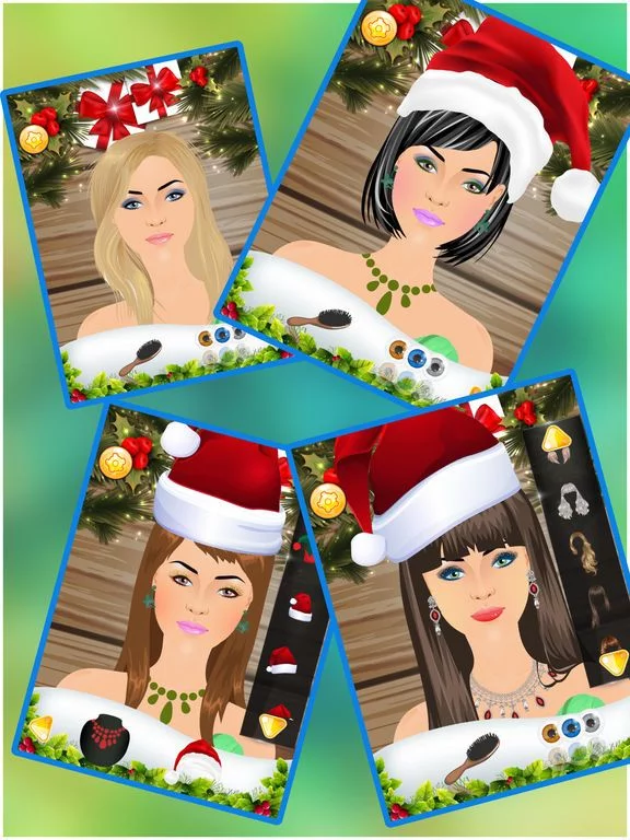 Изображение игры: Christmas Beauty Salon Makeup