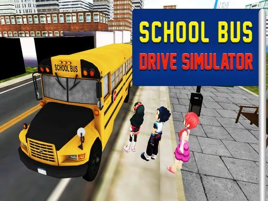 Изображение игры: School Bus Drive Simulator 3D