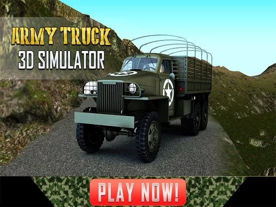 Изображение игры: Army Truck 3D Simulator 2016