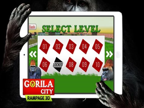 Изображение игры: Gorila City Rampage 3D