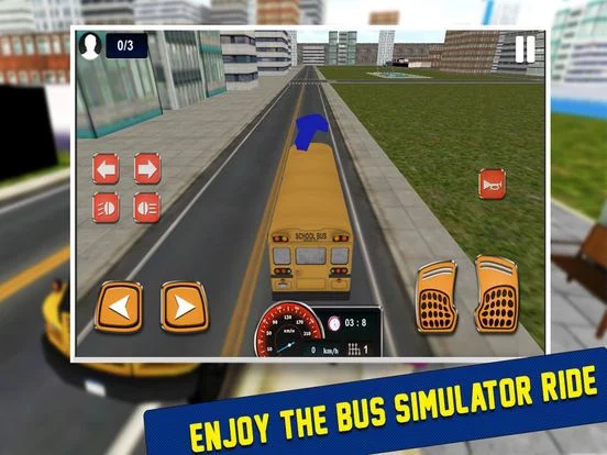 Изображение игры: School Bus Drive Simulator 3D