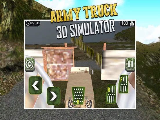 Изображение игры: Army Truck 3D Simulator 2016