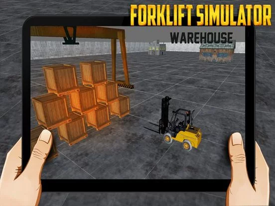 Изображение игры: Forklift Simulator Warehouse Game