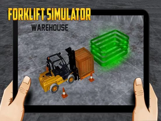 Изображение игры: Forklift Simulator Warehouse Game