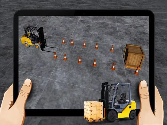 Изображение игры: Forklift Simulator Warehouse Game