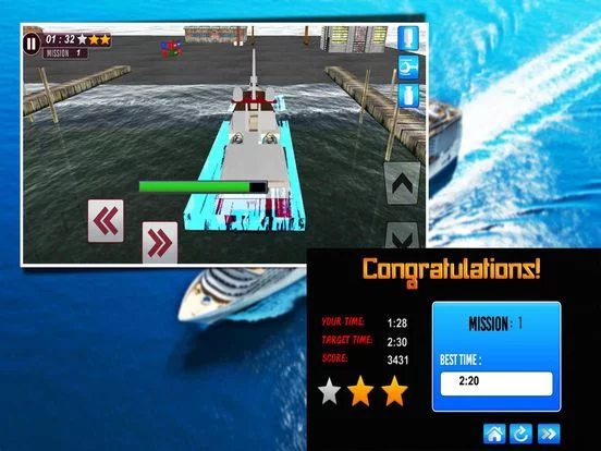 Изображение игры: Cruise Ship Simulator 3D Games