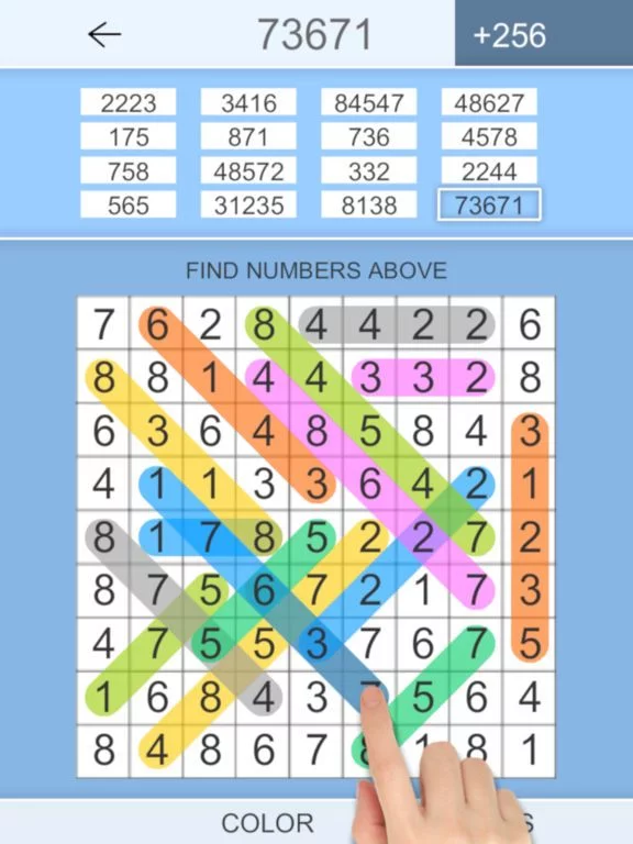 Изображение игры: Hidden Numbers - Best Free Counting And Searching Numbers Puzzle & Math Game
