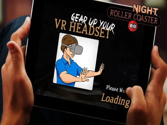 Изображение игры: Night Roller Coaster VR