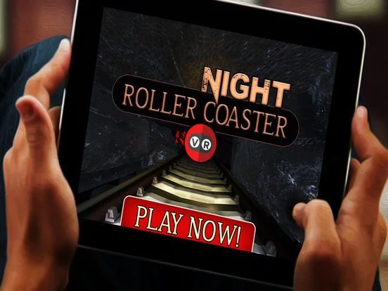 Изображение игры: Night Roller Coaster VR