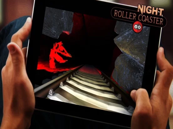 Изображение игры: Night Roller Coaster VR