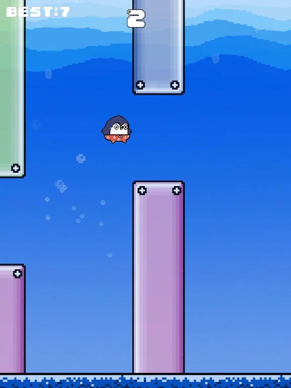 Изображение игры: Flappy Swim