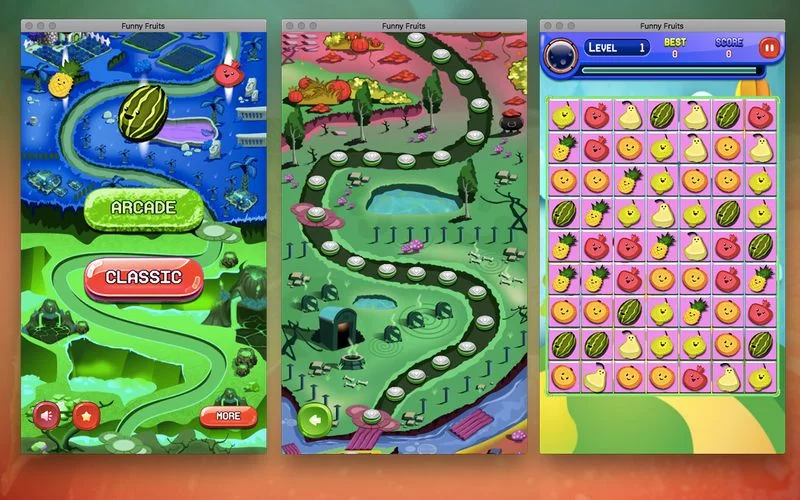Изображение игры: Funny Fruits