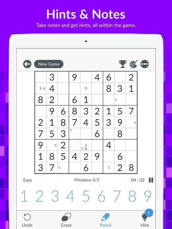 Изображение игры: Sudoku - Classic Puzzle Game.