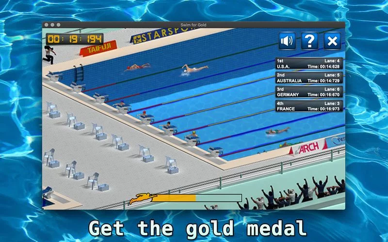 Изображение игры: Swim for Gold