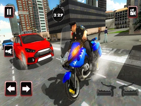 Изображение игры: Traffic Cop Motorbike Rider 3D
