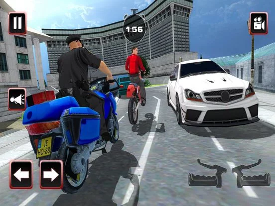 Изображение игры: Traffic Cop Motorbike Rider 3D