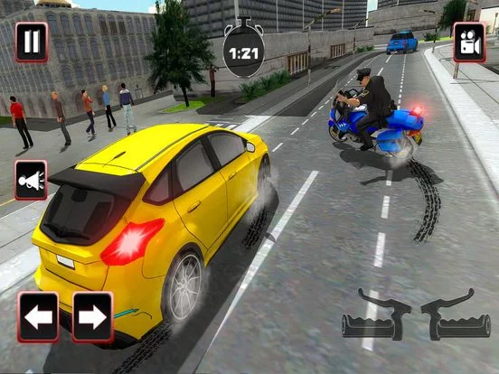 Изображение игры: Traffic Cop Motorbike Rider 3D