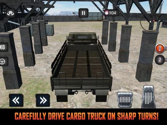 Изображение игры: Mission Army Truck Driving