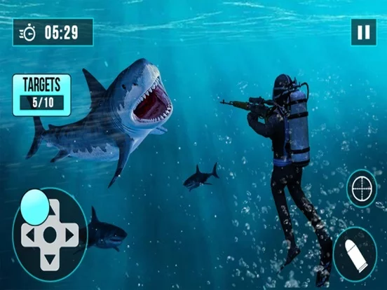 Изображение игры: Shark Hunter Scuba Diving 3D