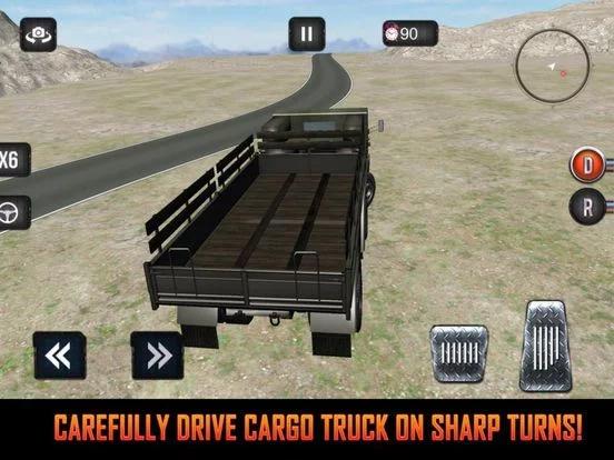 Изображение игры: Mission Army Truck Driving