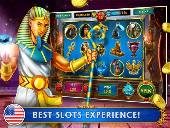 Изображение игры: Pharaoh's Slots Fortune Fire