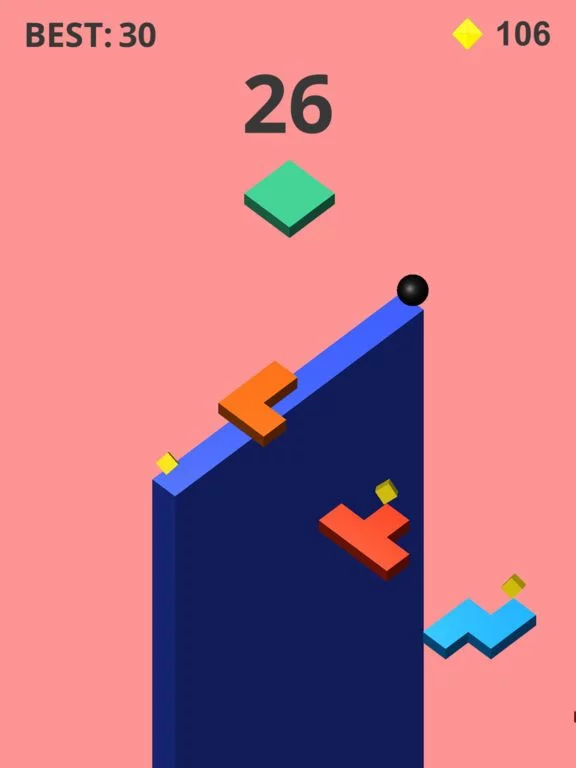 Изображение игры: Cube Attack - Avoid blocks war