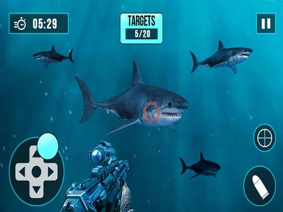 Изображение игры: Shark Hunter Scuba Diving 3D