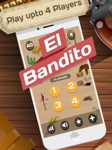 Изображение игры: El Bandito - Ready Steady Shoot - Addicting Cowboy Gunslinger One Touch Phone Game