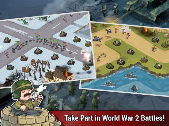 Изображение игры: World War II Defense