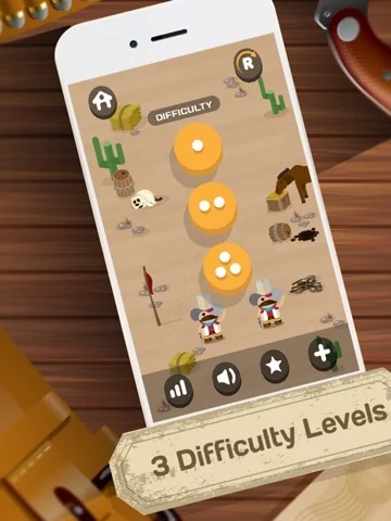 Изображение игры: El Bandito - Ready Steady Shoot - Addicting Cowboy Gunslinger One Touch Phone Game