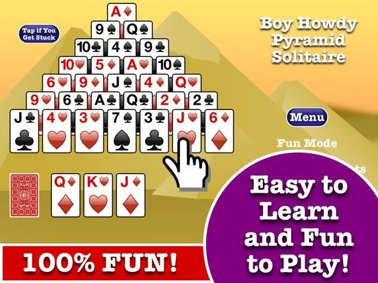 Изображение игры: Totally Pyramid Solitaire! Classic Card Game