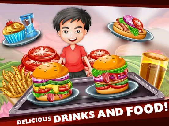 Изображение игры: Cooking Burger Shop