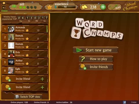 Изображение игры: Word Champs - unscramble the letters