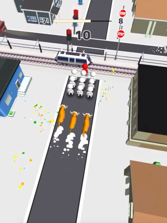Изображение игры: Running of the Bulls 3D