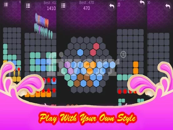 Изображение игры: Block Puzzle:Hexa