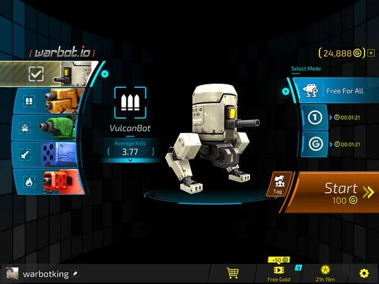Изображение игры: warbot.io