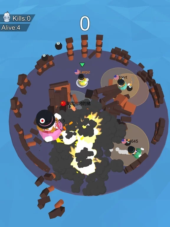 Изображение игры: Bomb Party.io