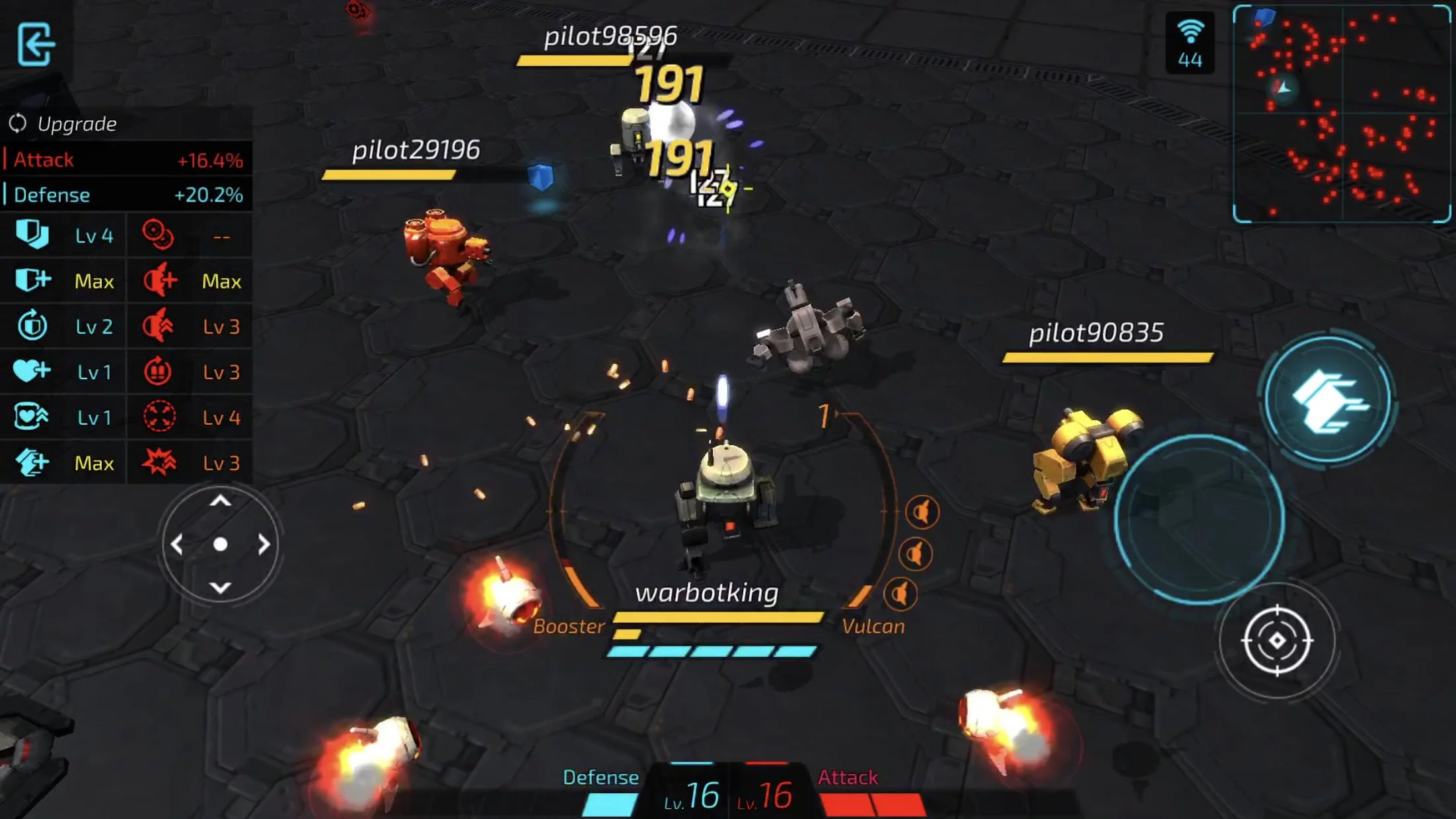 Изображение игры: warbot.io