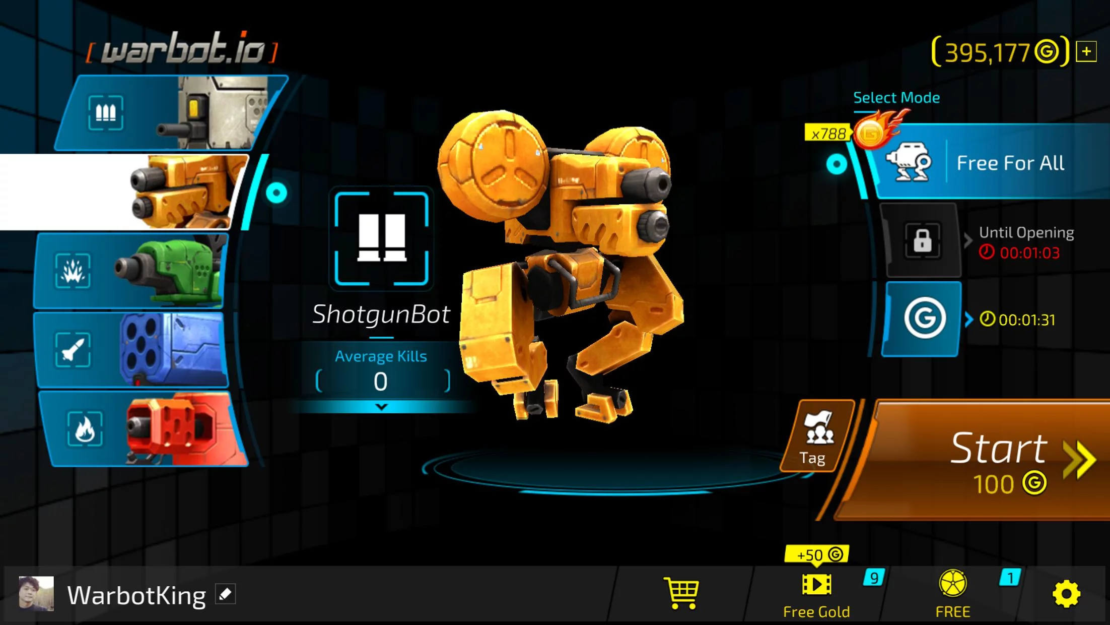 Изображение игры: warbot.io