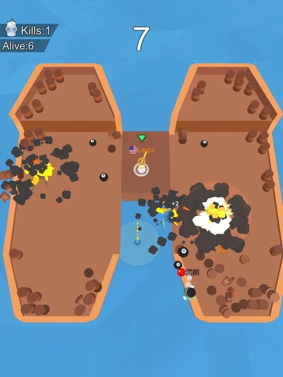 Изображение игры: Bomb Party.io