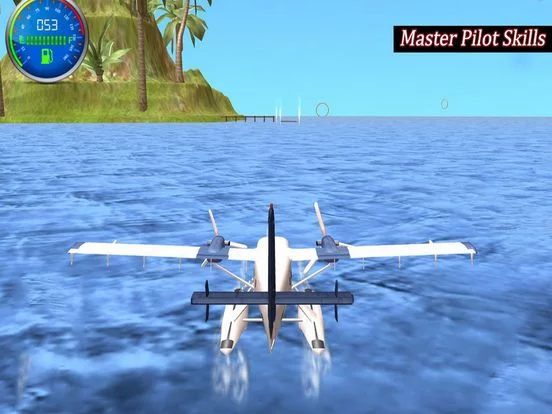 Изображение игры: Flying Sea Stunts 3D