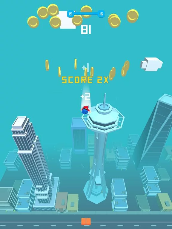 Изображение игры: Sky Diving Challenge
