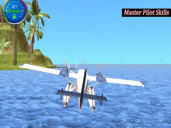 Изображение игры: Flying Sea Stunts 3D