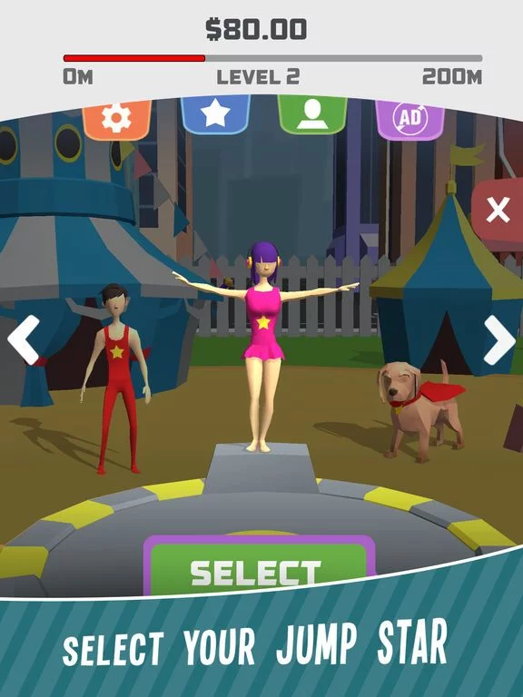 Изображение игры: Super Jump Star