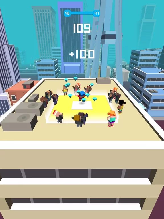 Изображение игры: Sky Diving Challenge