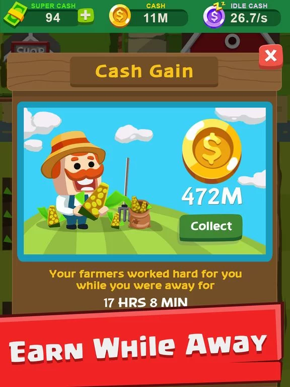 Изображение игры: Farm Tycoon Idle Business Game