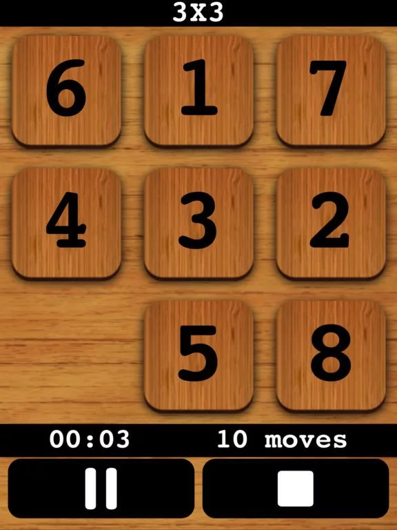 Изображение игры: Number Puzzle 3X3 Slider Game